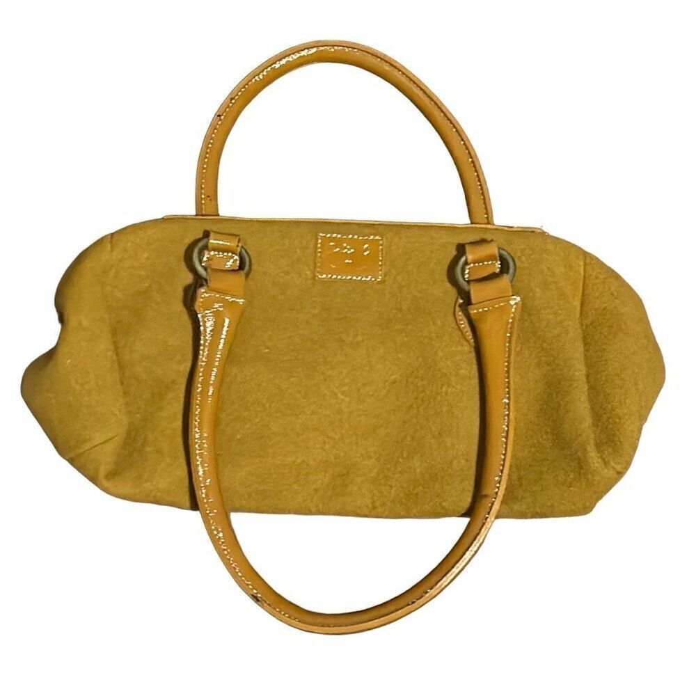 Sophia C. Mustard colored bag.